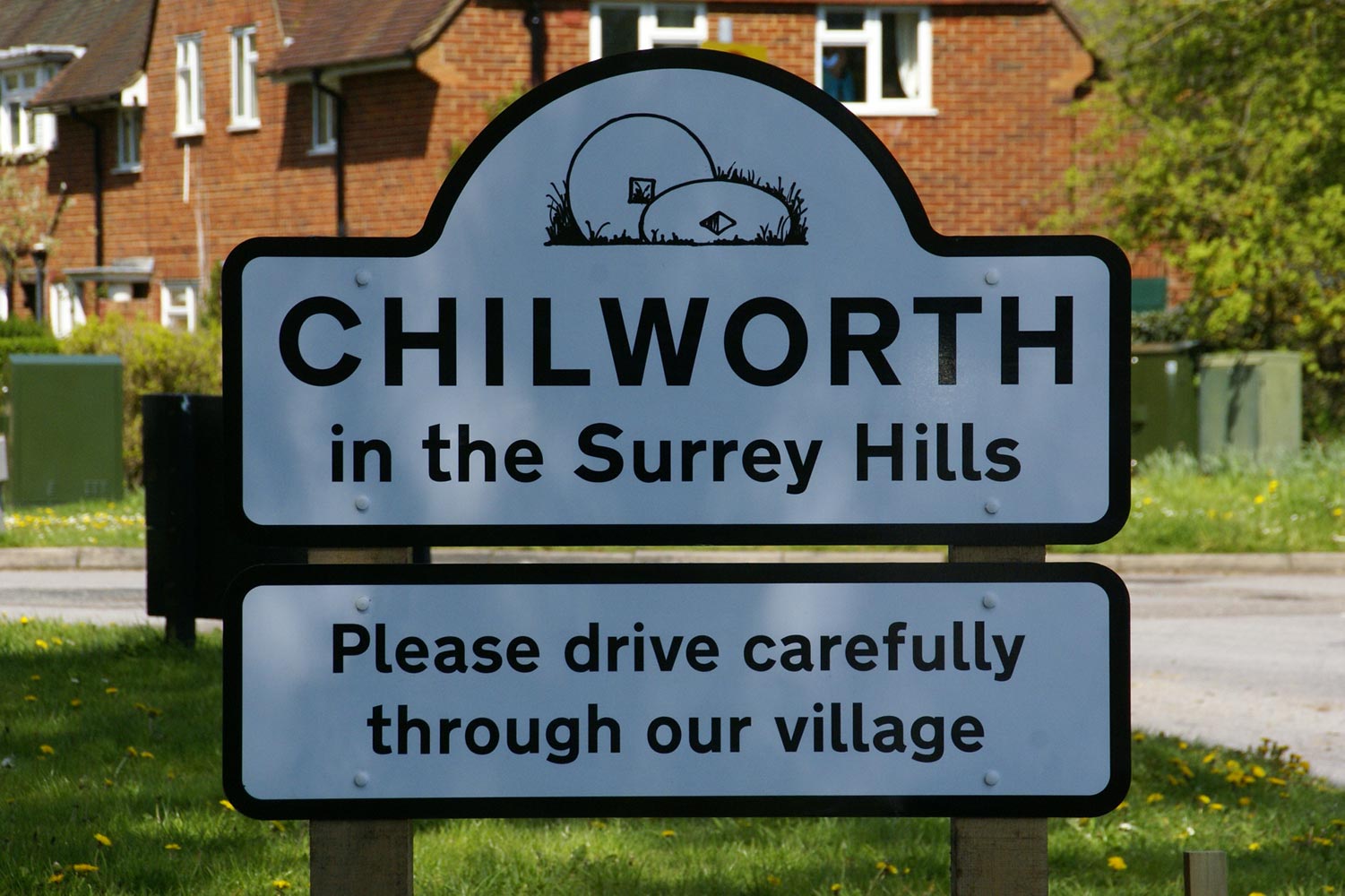 Village Sign St Martha Parish Guildford Surrey